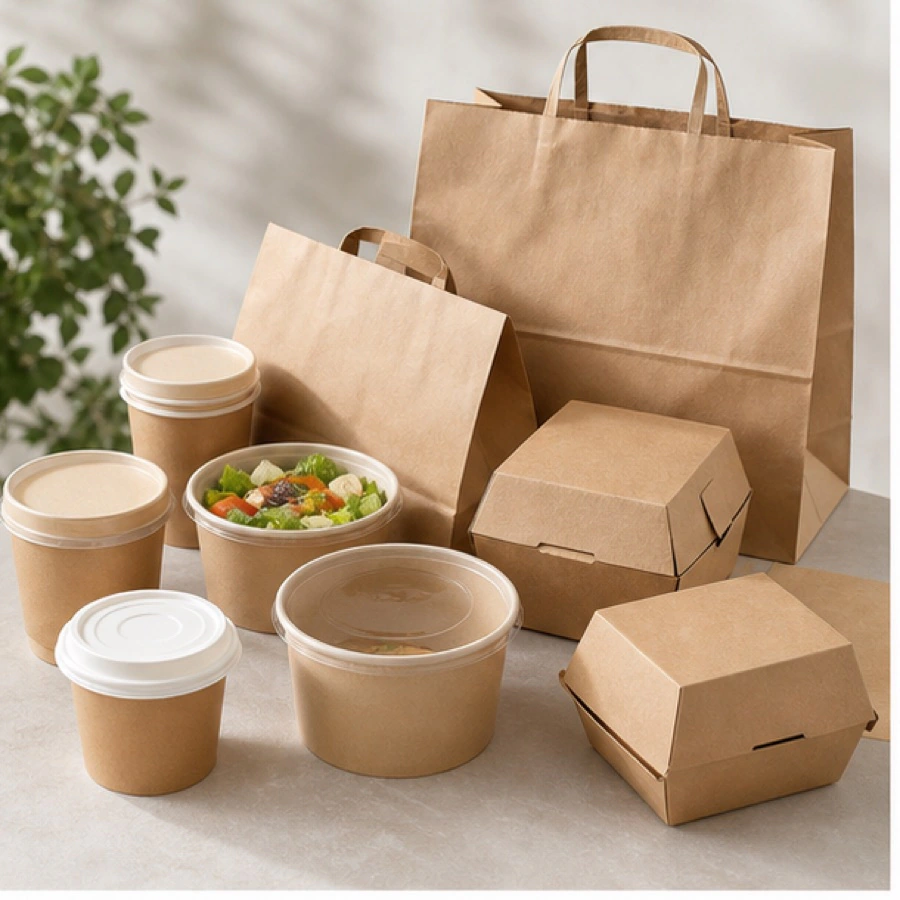 Eco Leader Pack biodegradable packaging display