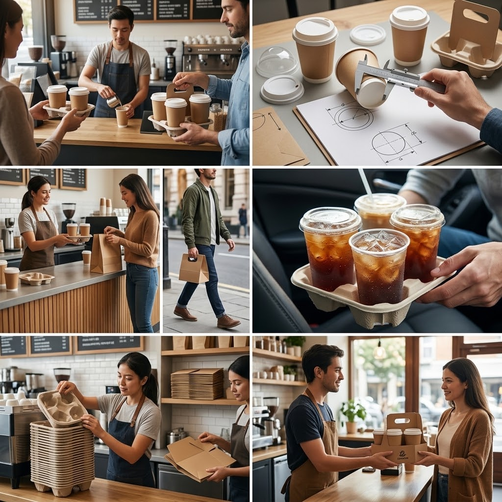 Guide to choosing wholesale cup carriers by order size and cup type