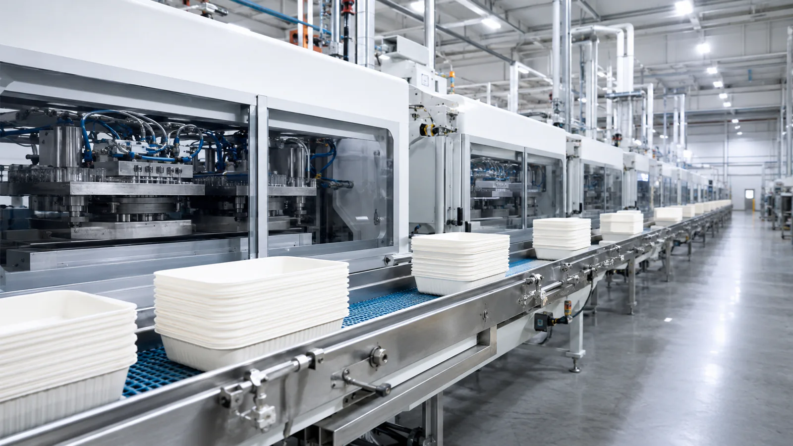 EcoLeaderPack molded bagasse food tray production line