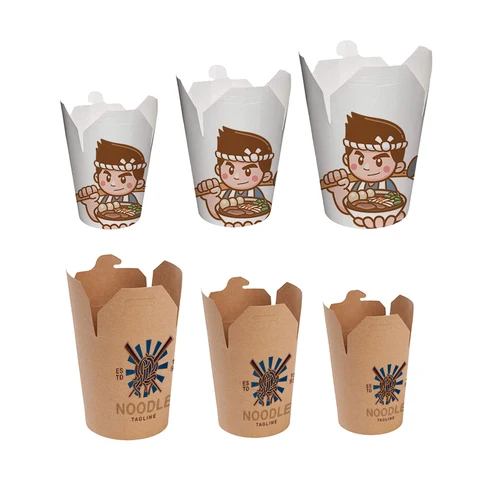 Paper Noodle Boxes