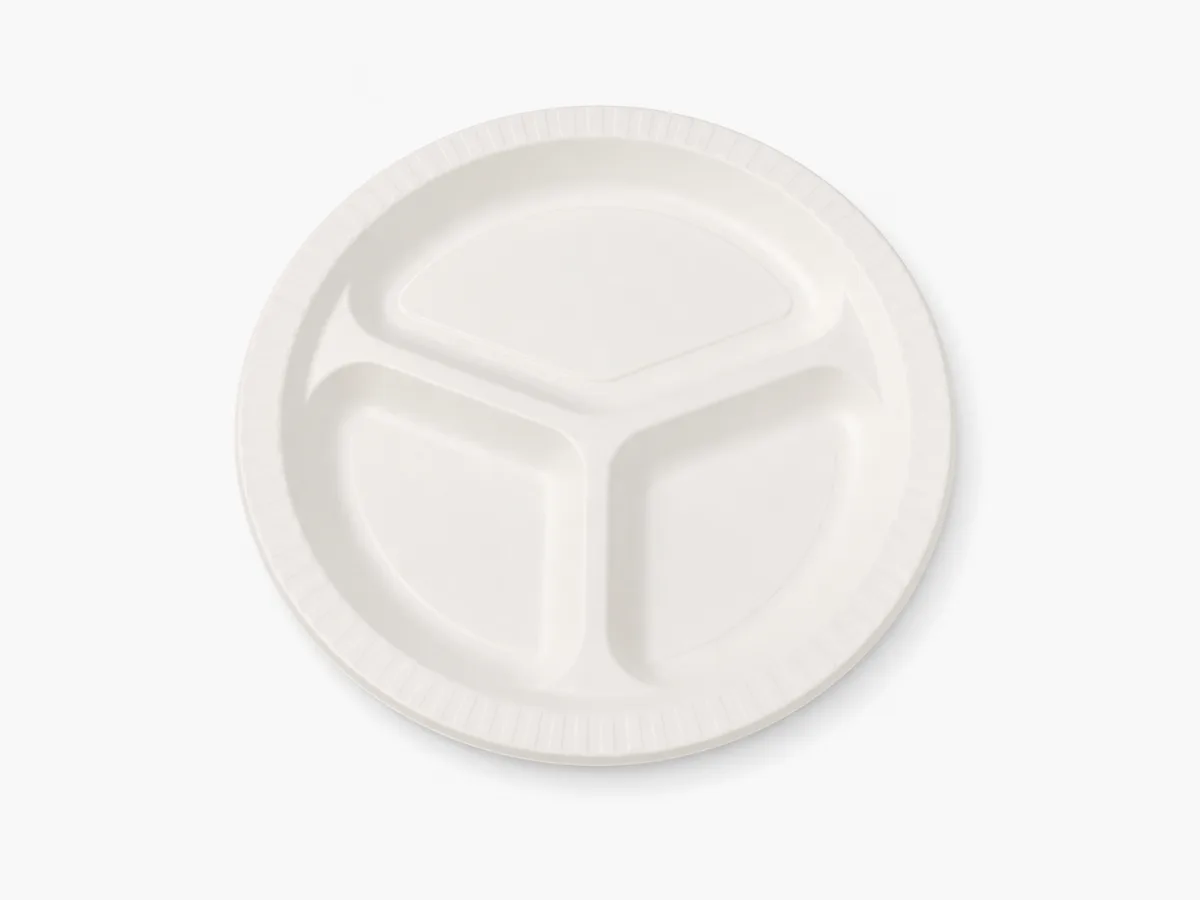 10인치 세 칸 접시