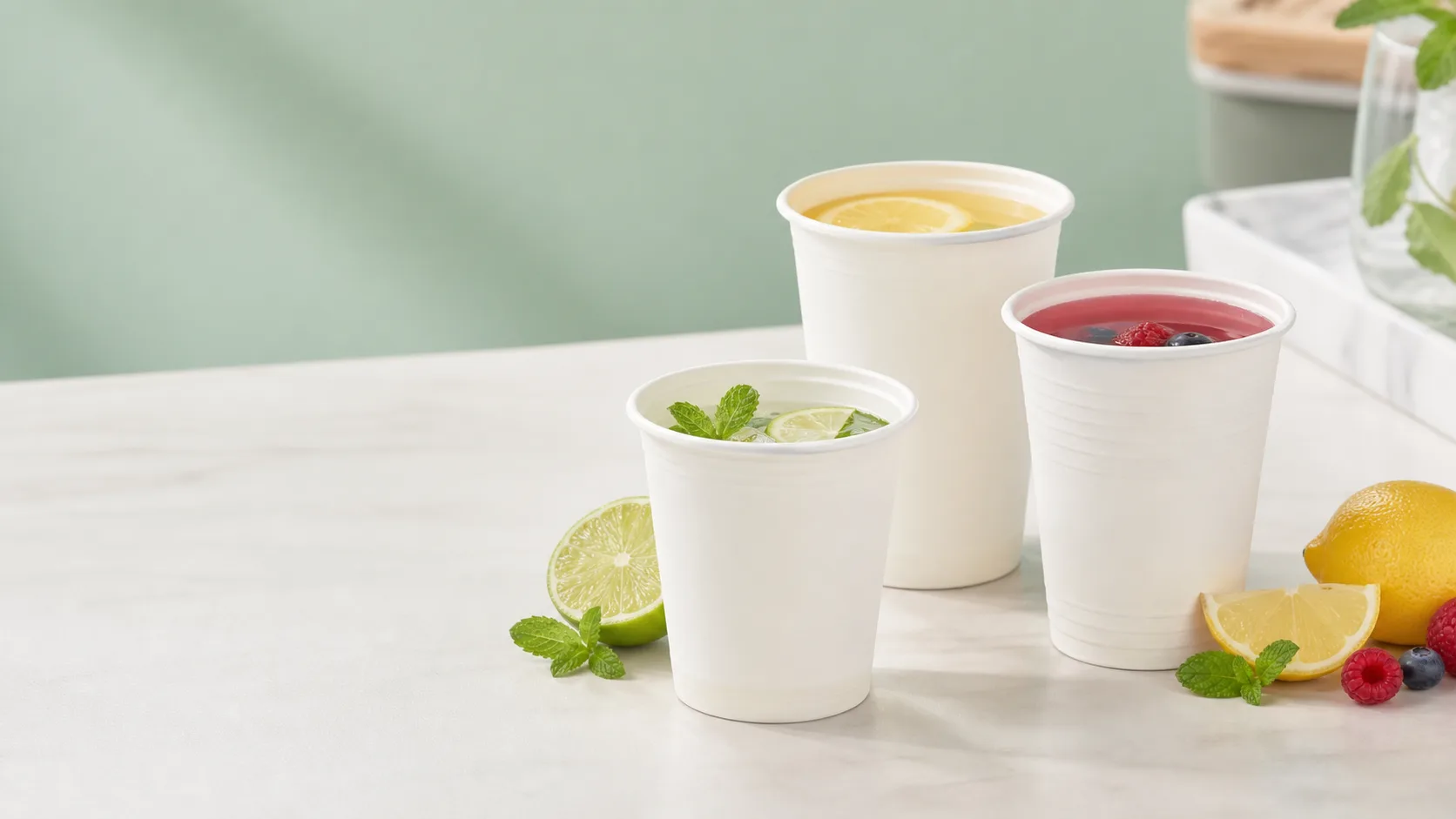 다채로운 음료 서비스용 150 ml, 250 ml, 350 ml 옥수수전분 컵