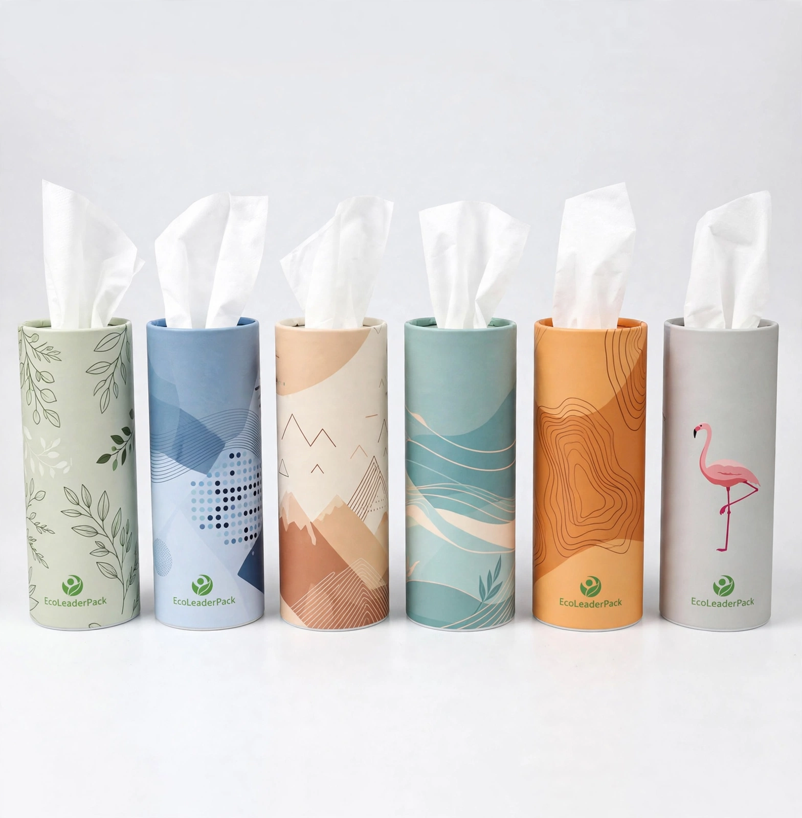 Cylinder Car Tissue Canisters
