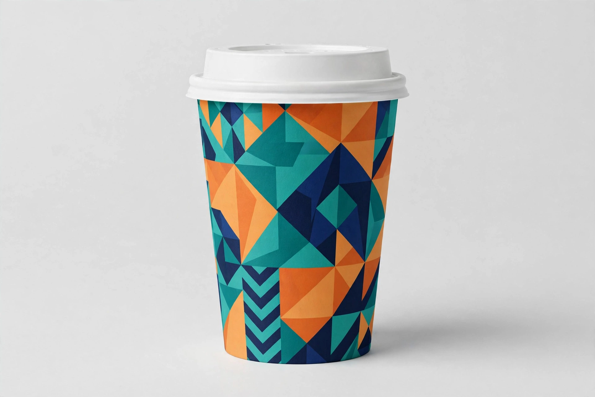 Full-wrap color printed paper cup