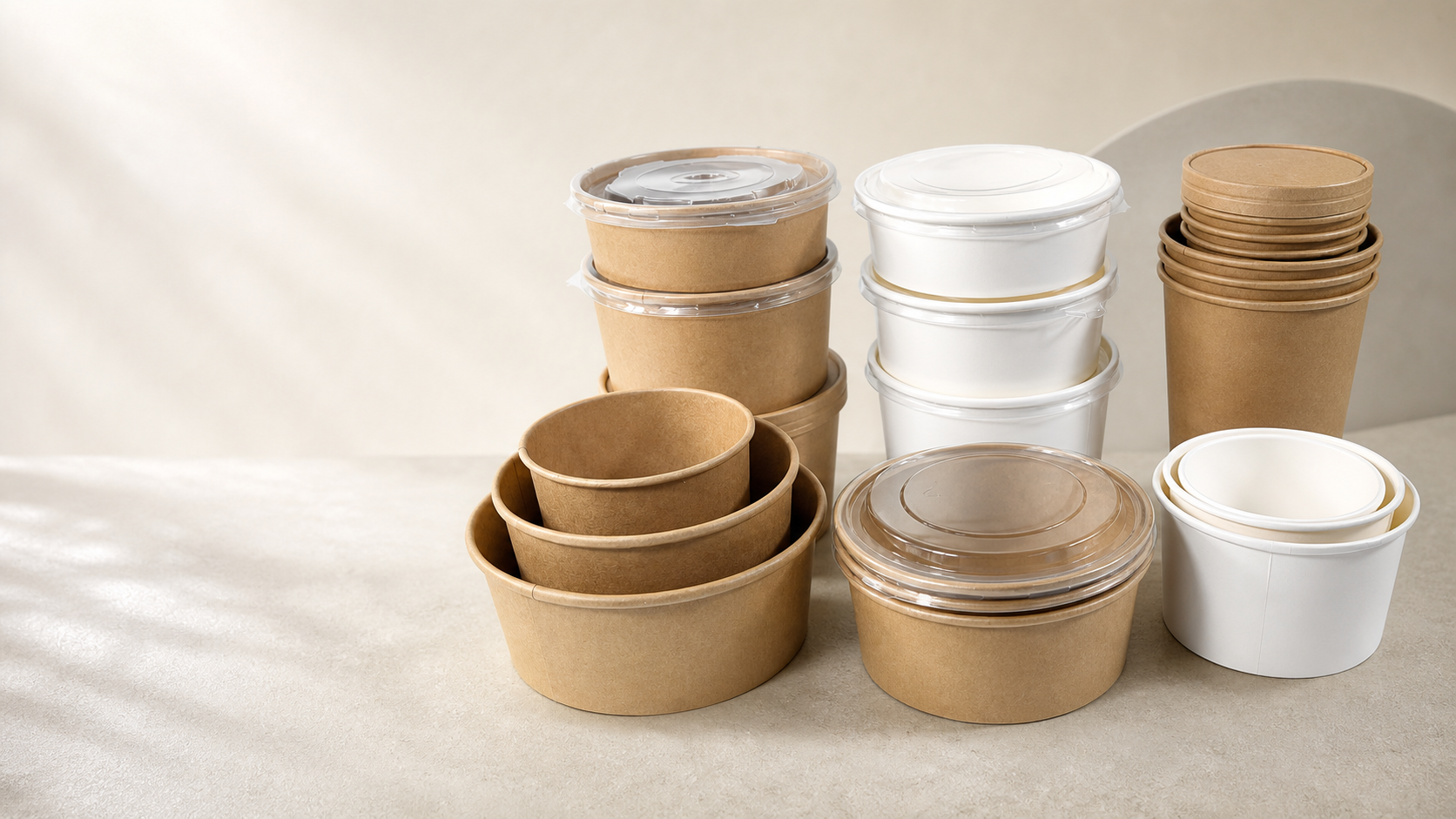 Eco Leader Pack biodegradable packaging display